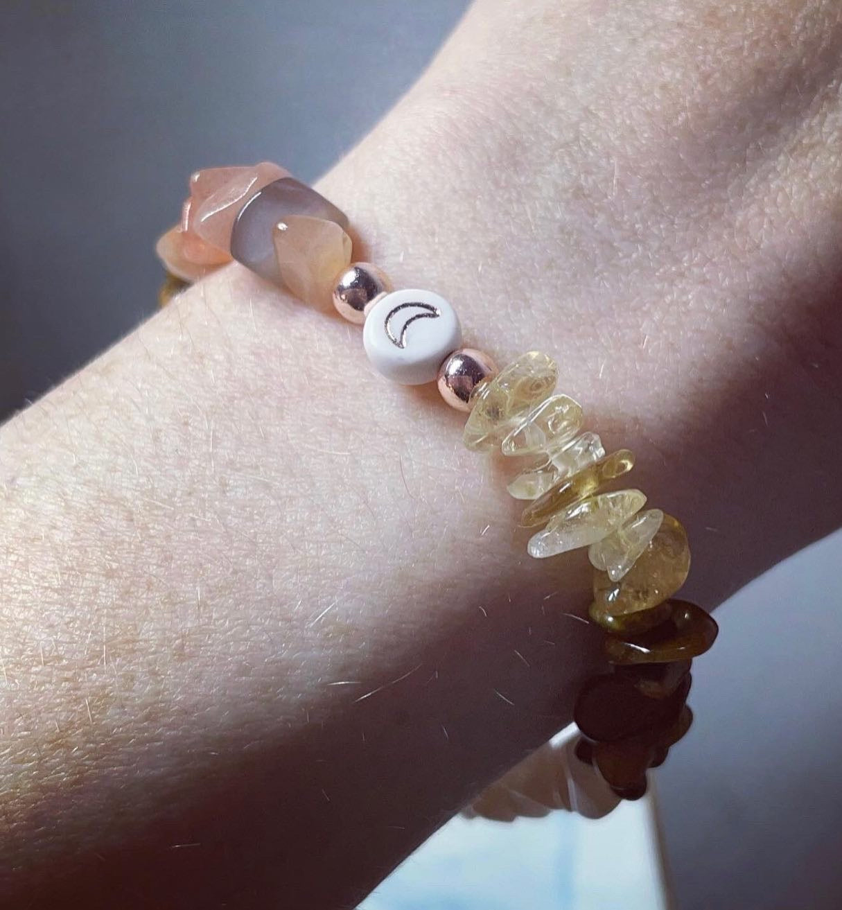 S.A.D seasonal affective disorder crystal healing bracelet