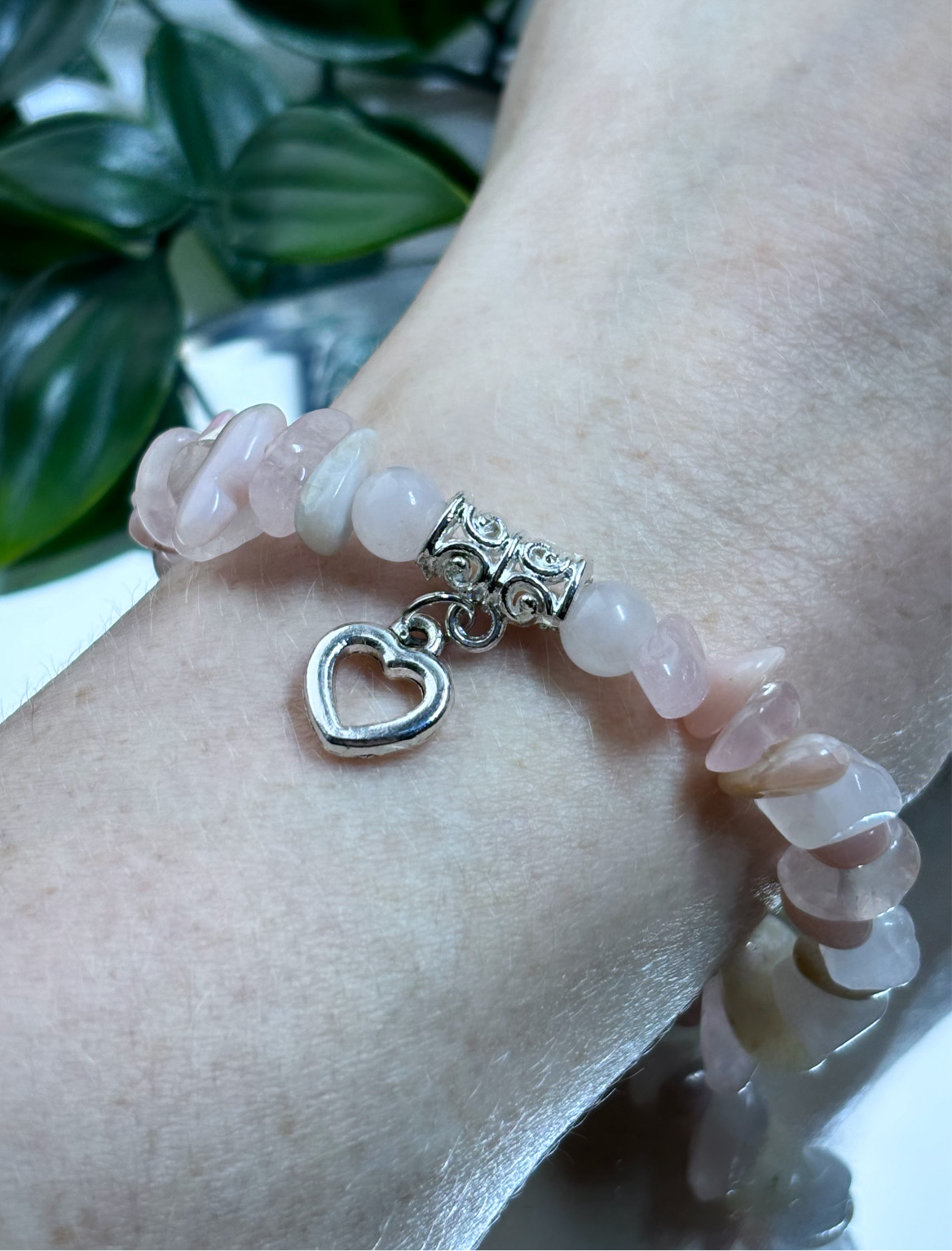 Pink opal & rose quartz - Emotional Healing and Personal Growth