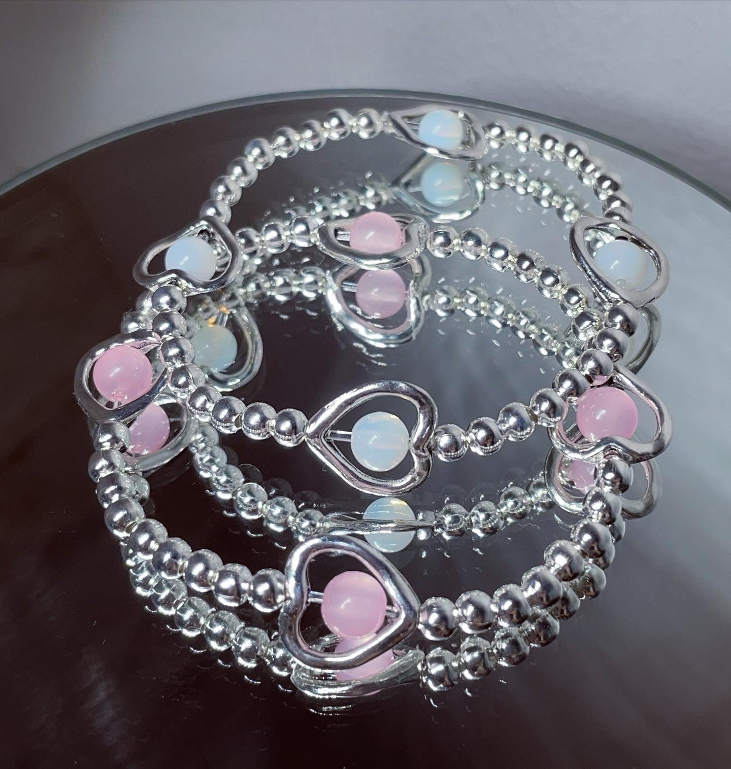 spinning heart fidget bracelet stylish accessory for anxiety | anxiety relief | sensory bracelet | gifts for women