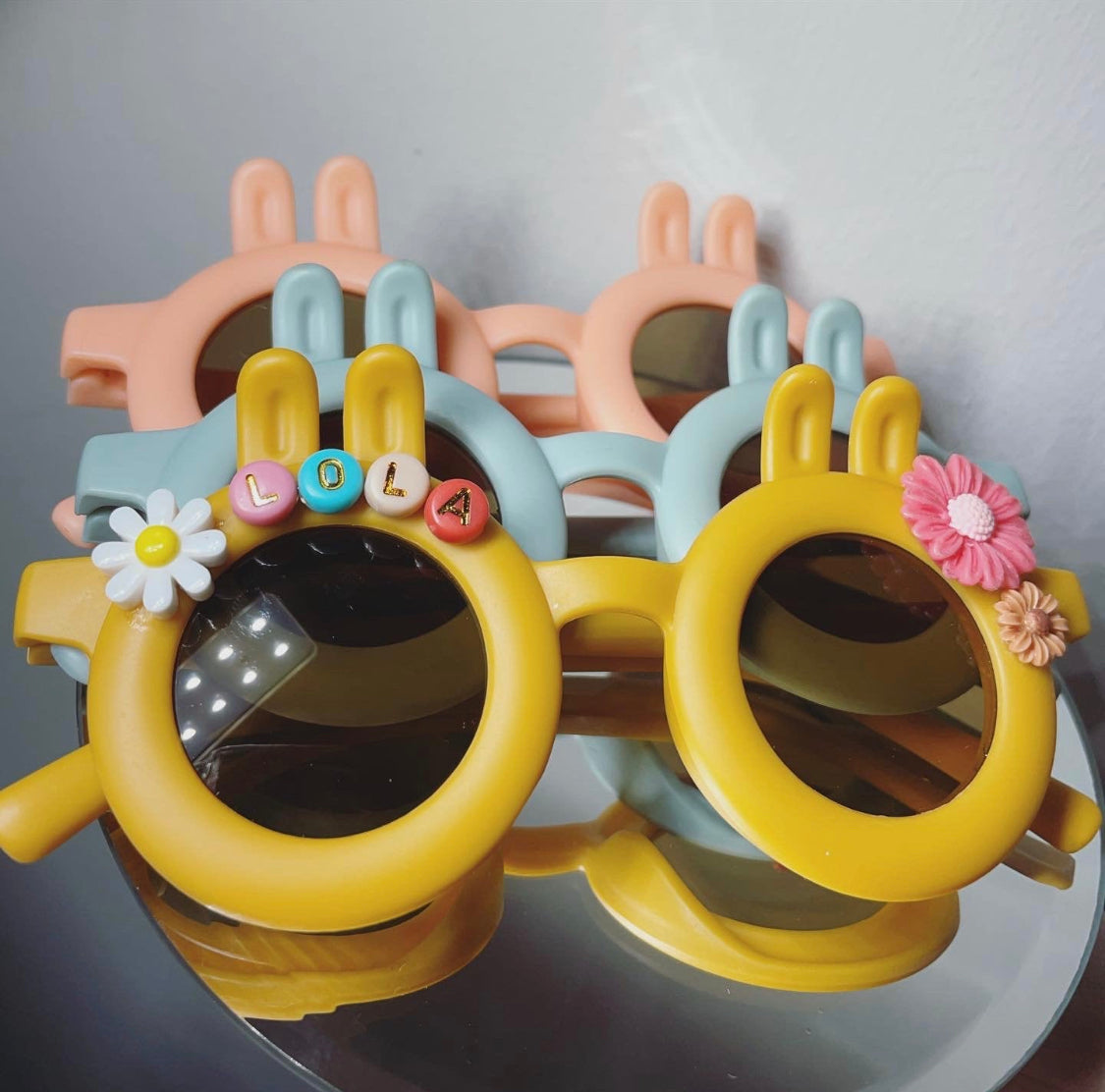 Children’s personalised bunny sunglasses | Easter gifts | Easter bunny sunglasses | children’s fashion glasses