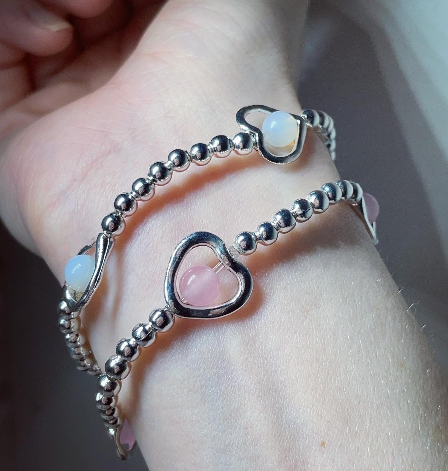 spinning heart fidget bracelet stylish accessory for anxiety | anxiety relief | sensory bracelet | gifts for women