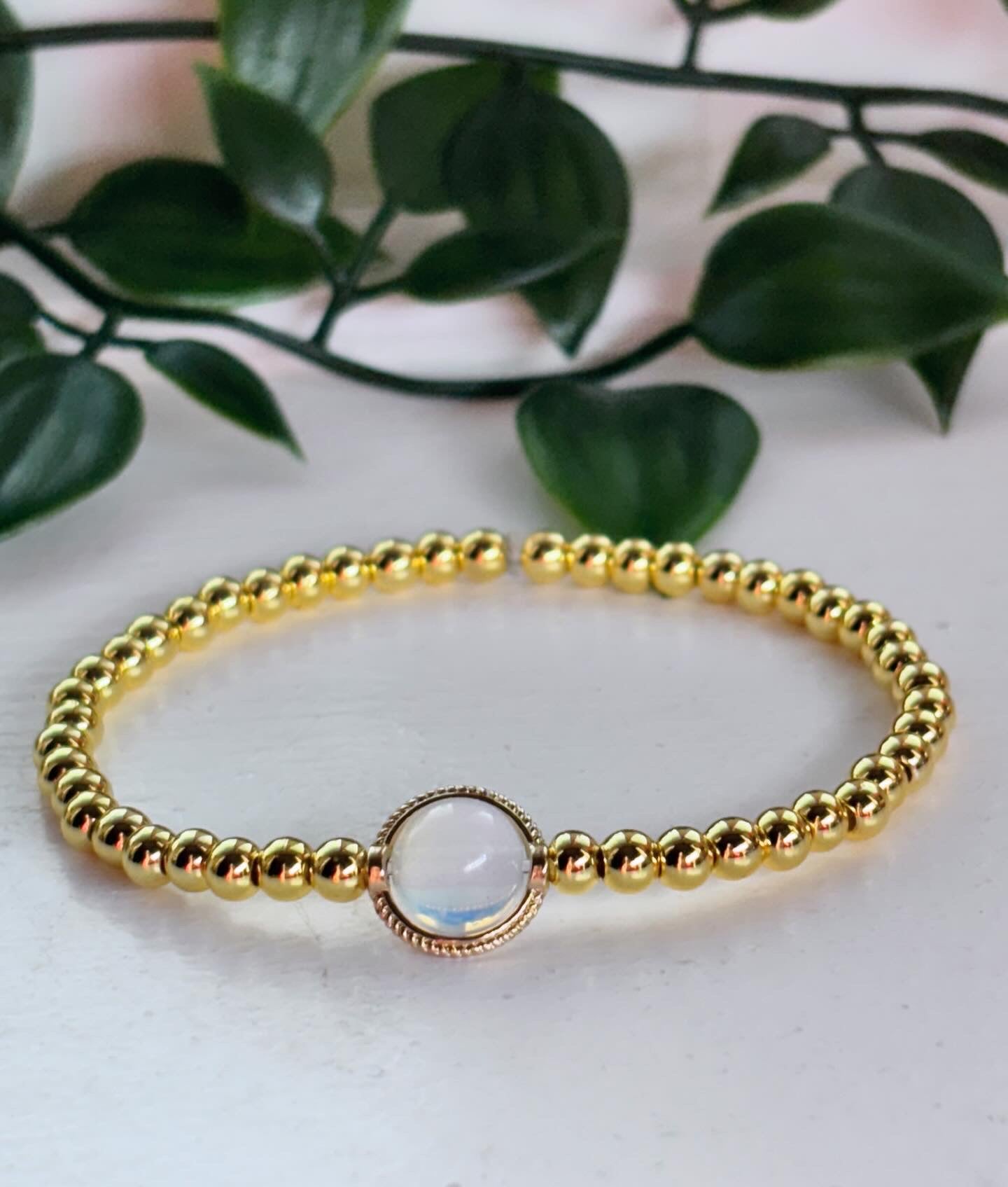 Fidget spinning crystal bracelets 18k gold plated | anxiety relief | fidget jewellery