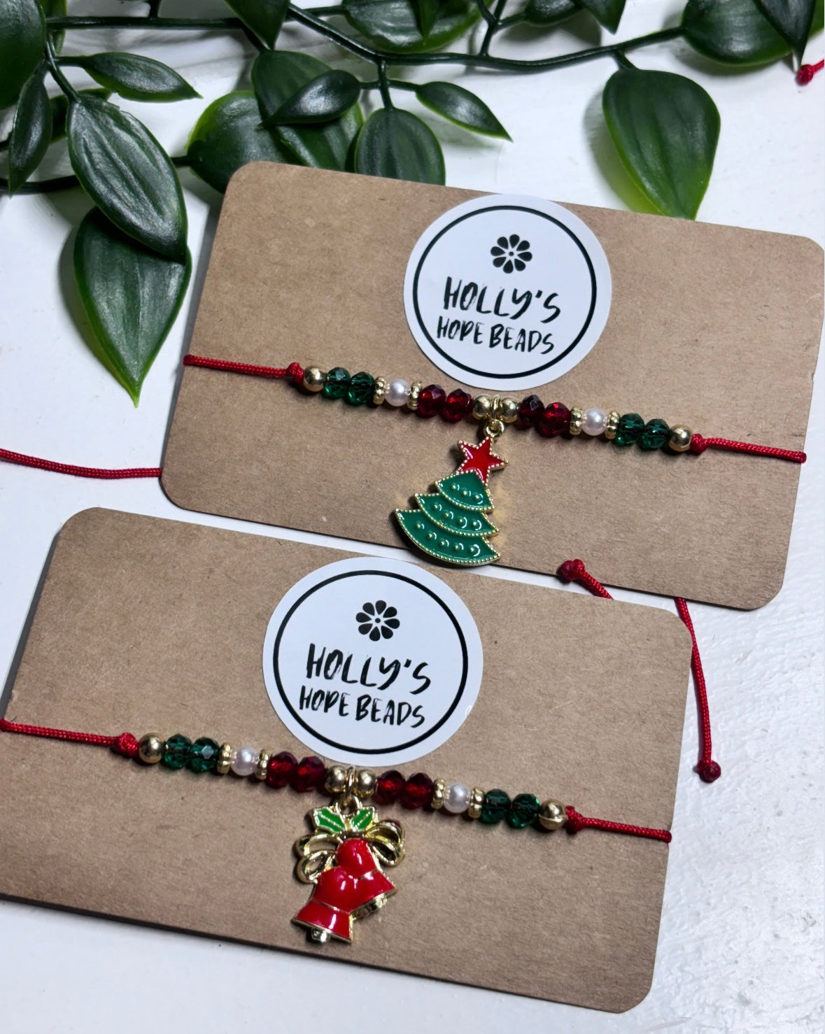 Christmas charm adjustable bracelets | adults and children’s | stocking fillers