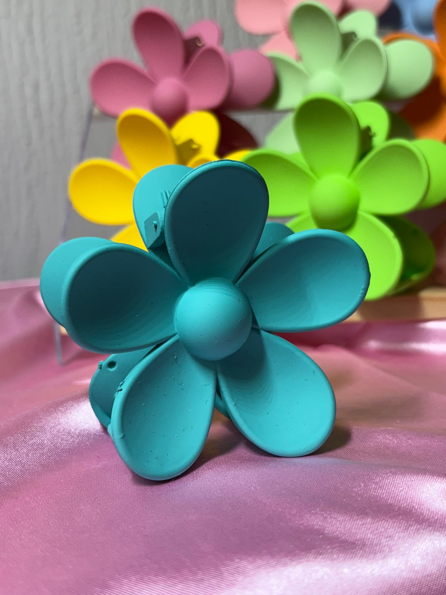 Flower claw clips large flower clips / summer hair accessories
