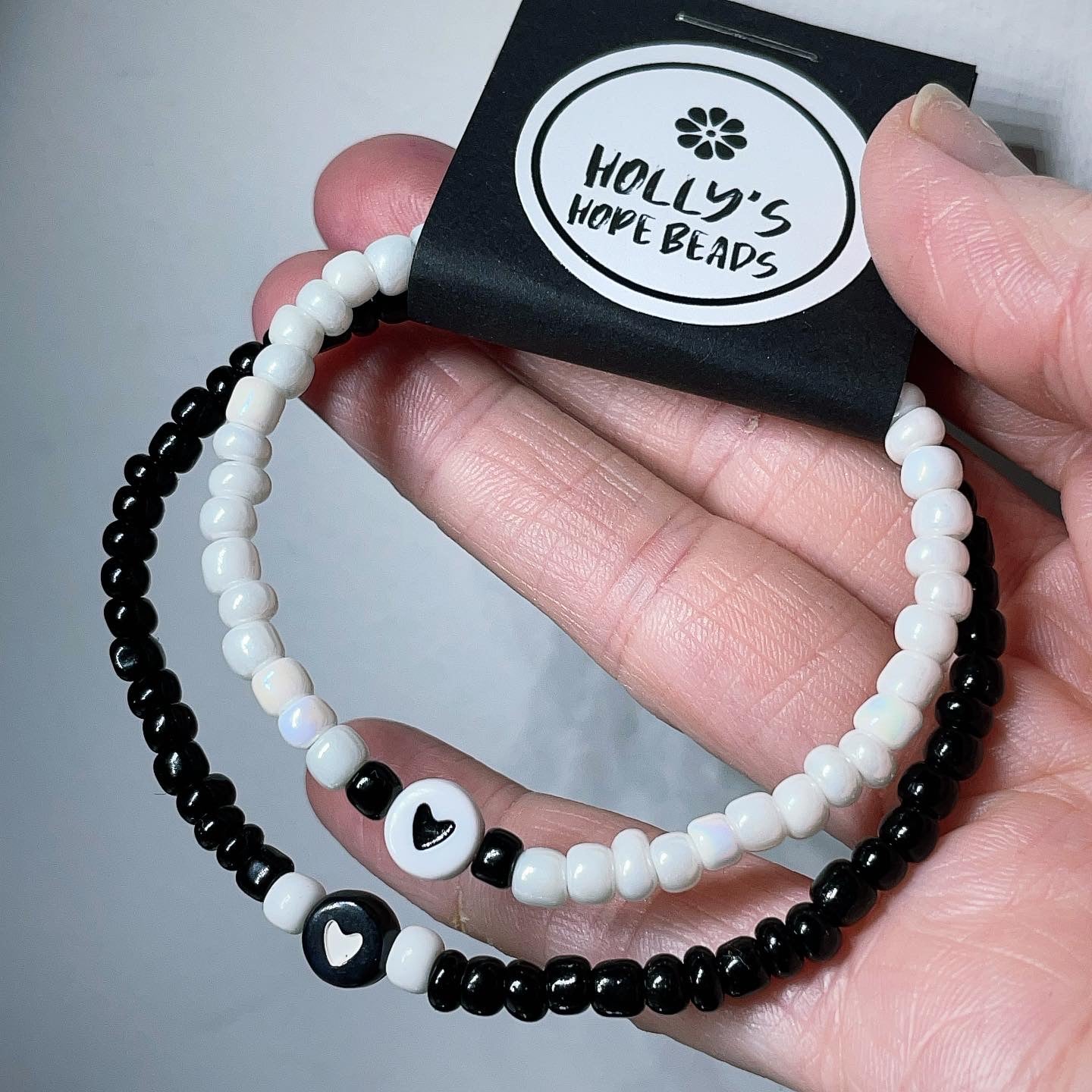 His ‘n’ hers matching glass bead bracelet set | valentines gifts | gifts for Valentine’s Day