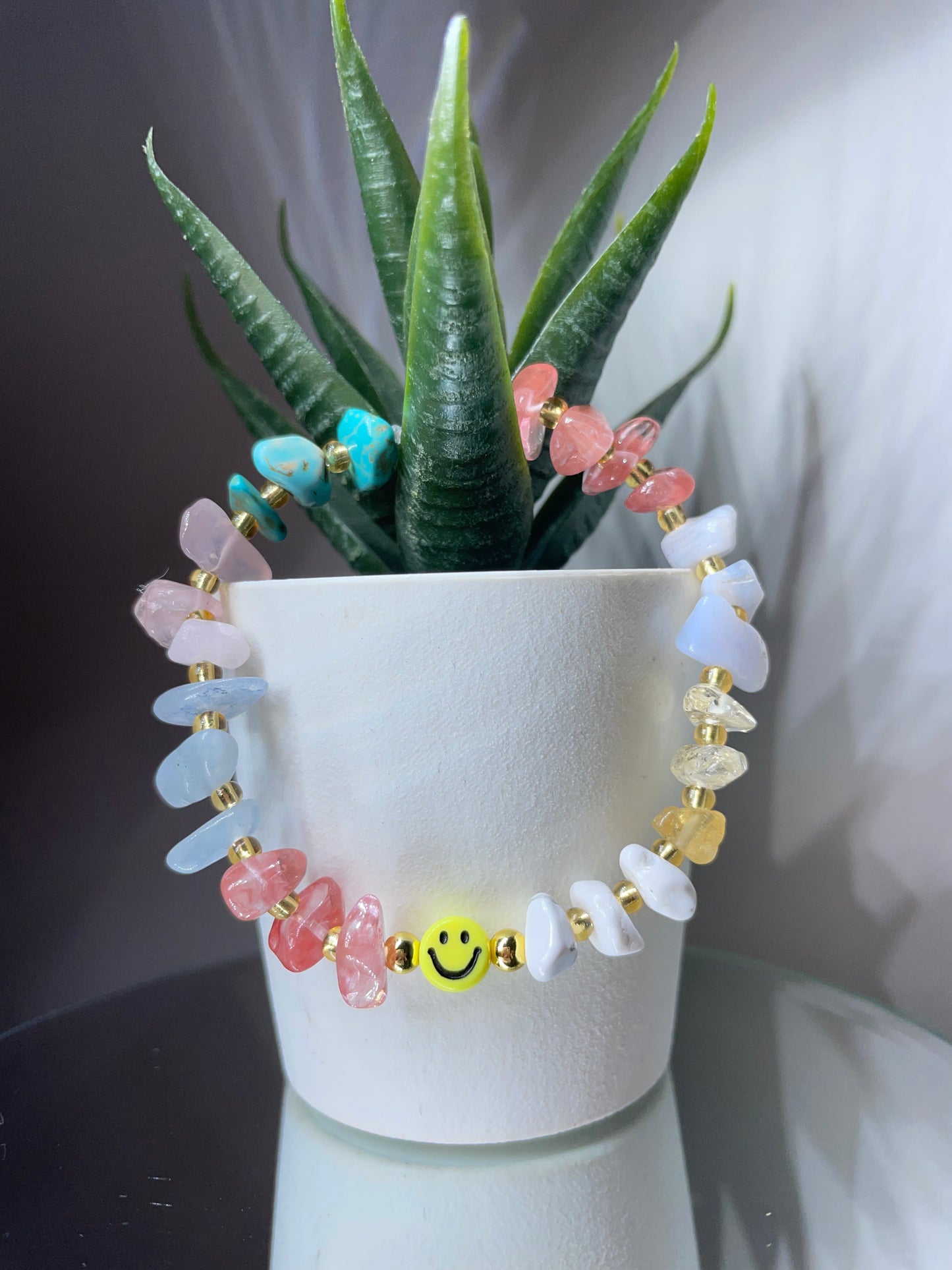 The ultimate happiness crystal healing bracelet