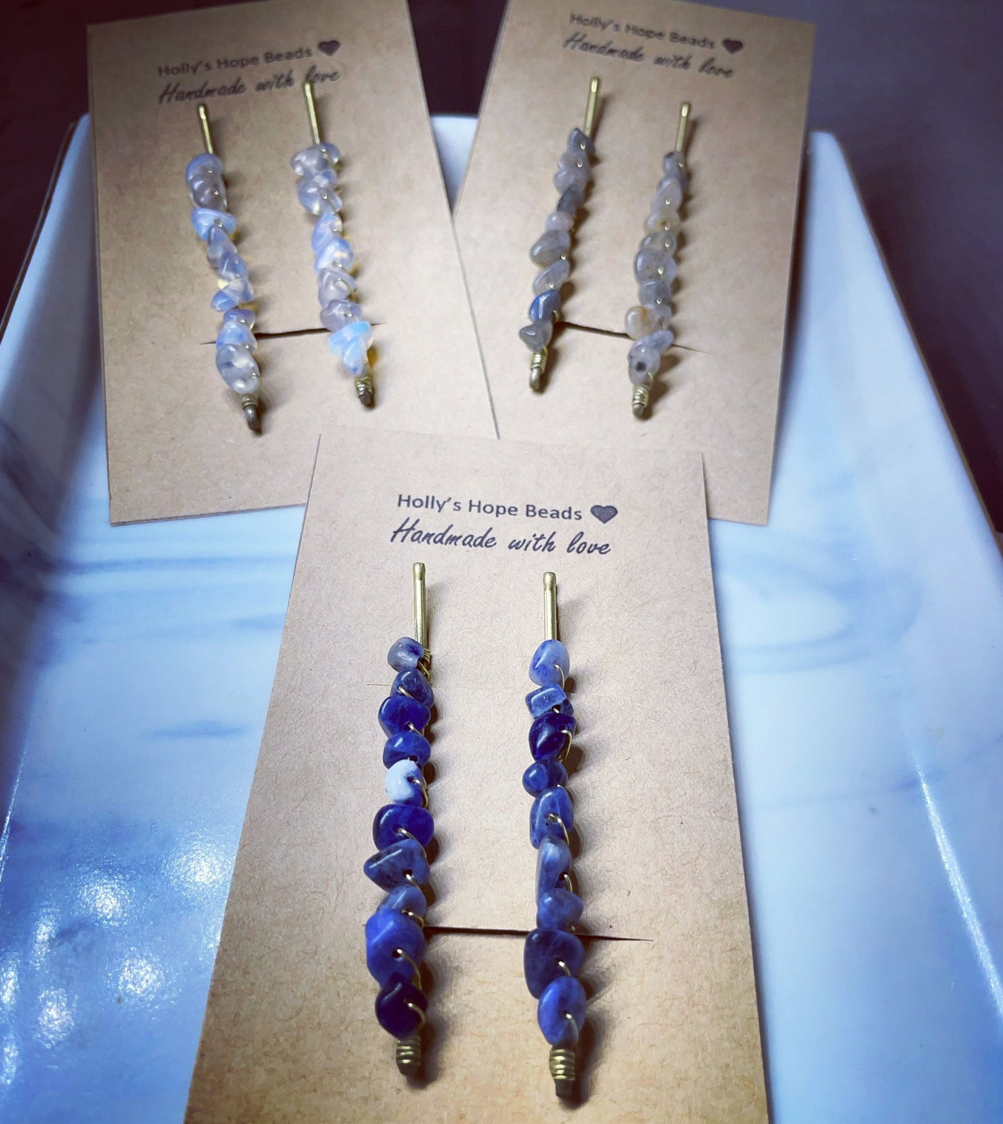 Crystal Bobby hair pins