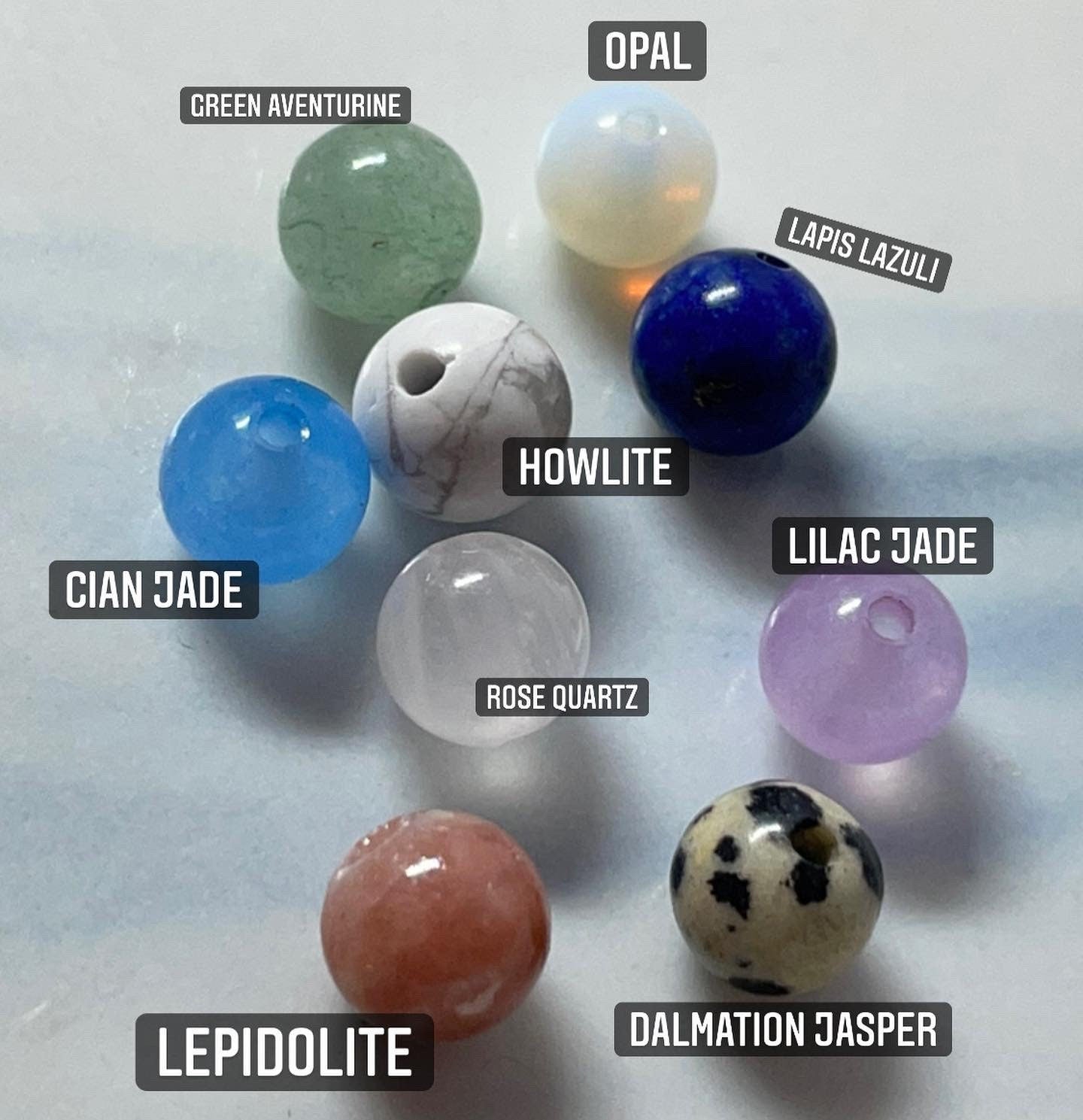 Fidget spinning crystal bracelets