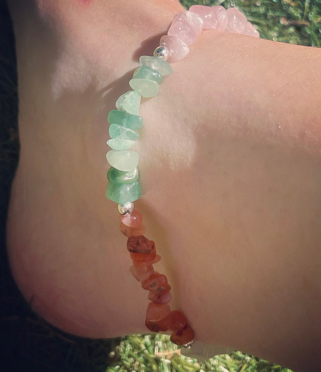 Fertility /pregnancy/ hormone balancing crystal bracelet and anklet
