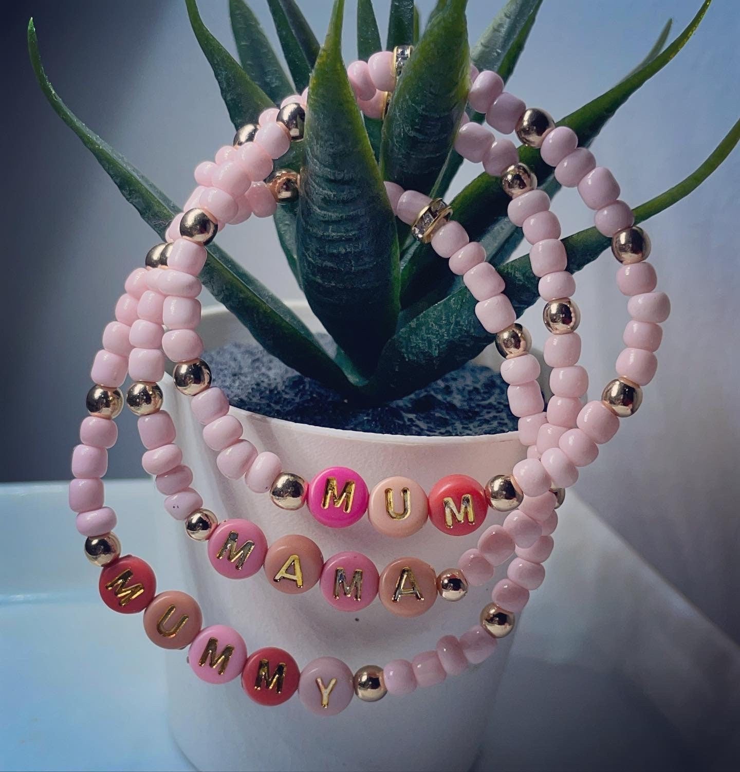 Mama bracelets/personalised gifts/gifts for her/ mama bracelet