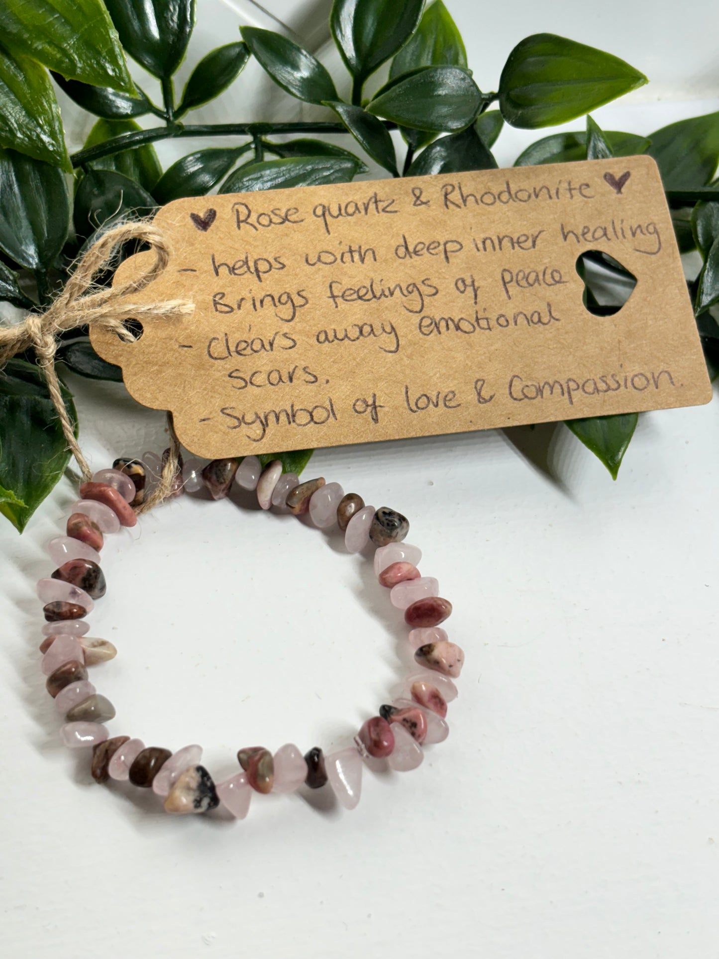 Crystal healing combination bracelets