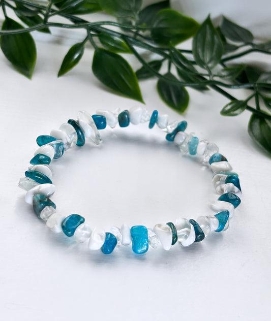weight management / detox apatite suppressing crystal healing bracelet