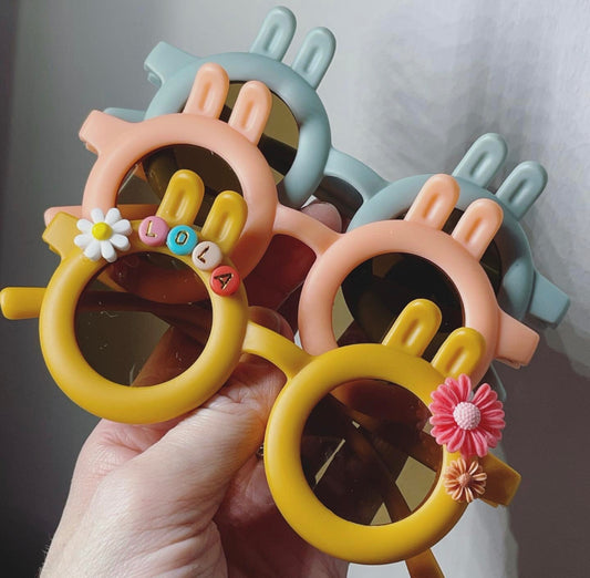 Children’s personalised bunny sunglasses | Easter gifts | Easter bunny sunglasses | children’s fashion glasses