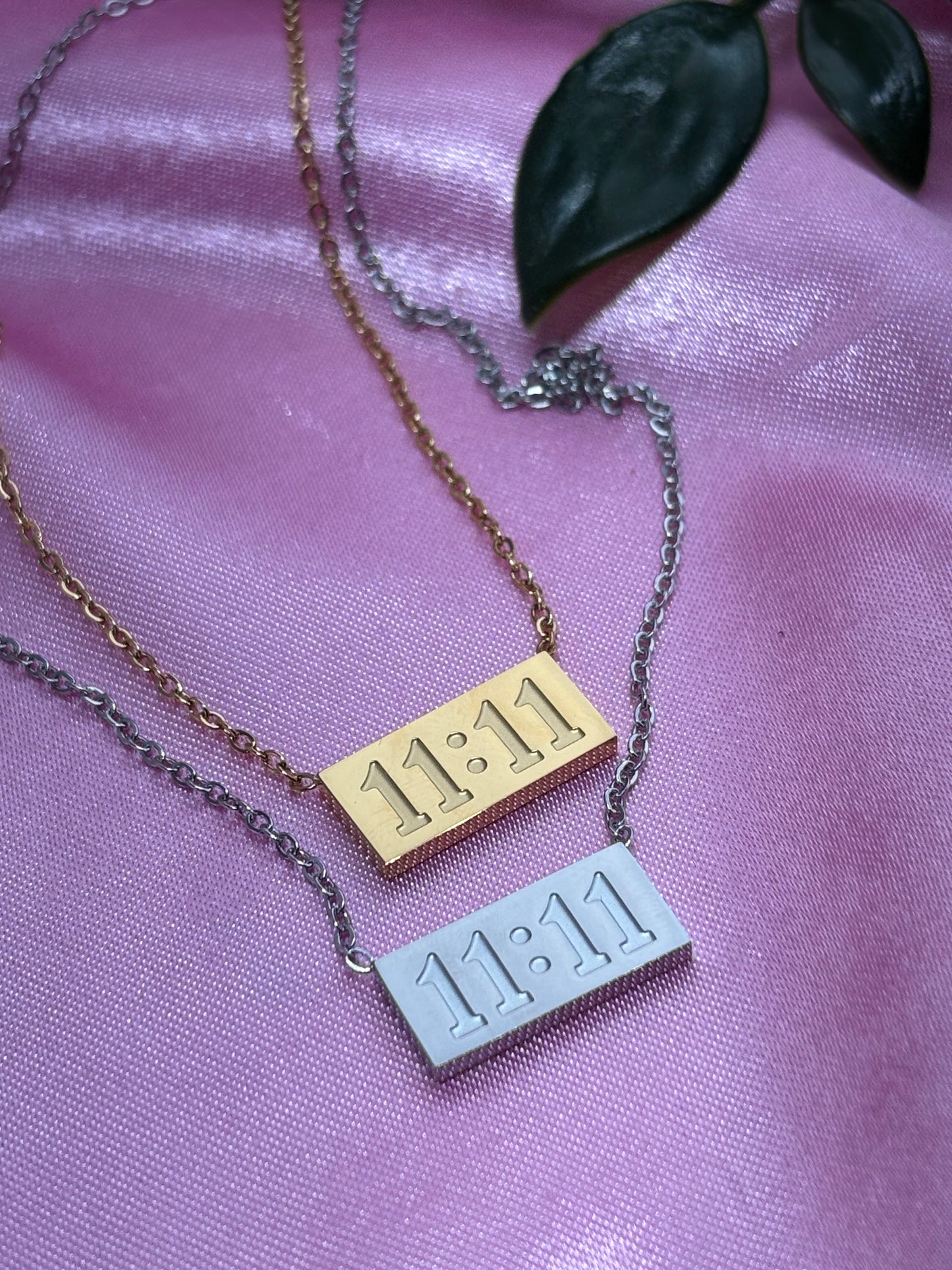 11:11 make a wish necklace / stainless steel / tarnish resistant/ water resistant