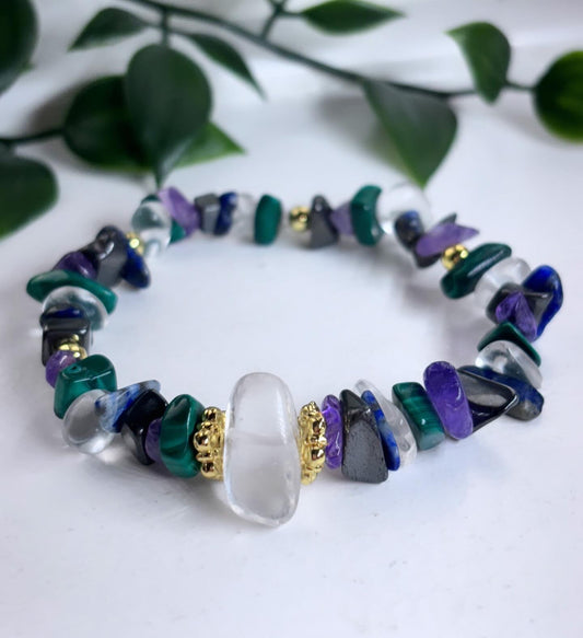 pain management crystal bracelet | anxiety pain crystal healing bracelet | crystals for pain |