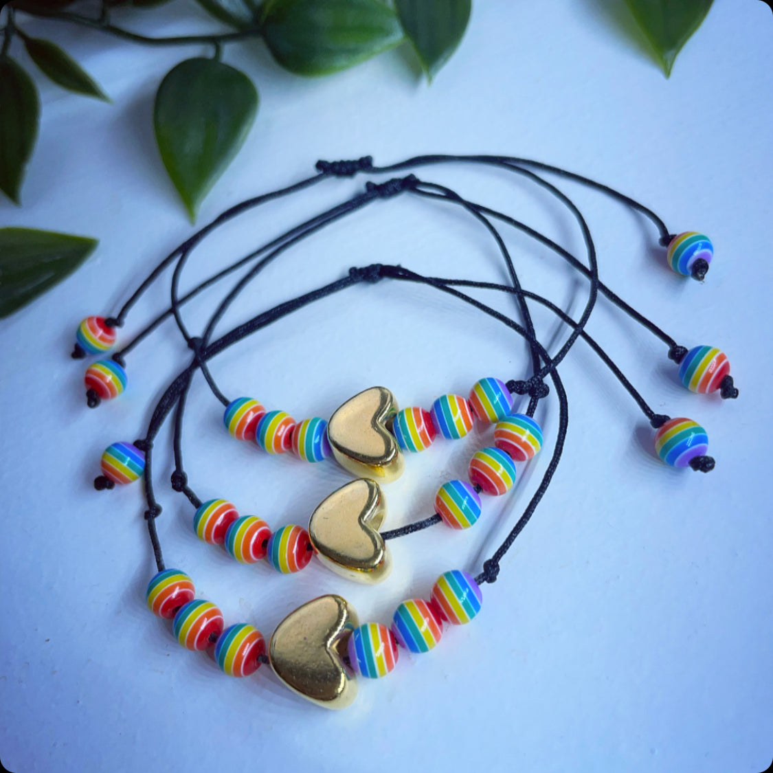 Rainbow sensory heart fidget bracelet | fidget jewellery | childrens fidgets | sensory bracelet