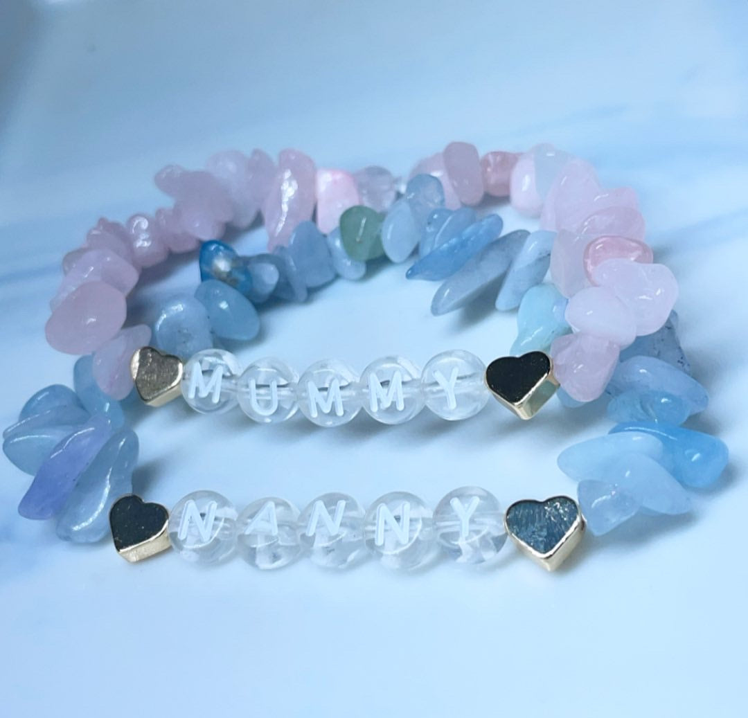 Custom crystal healing bracelets | healing crystal bracelets | Mother’s Day gifts | crystal bracelets