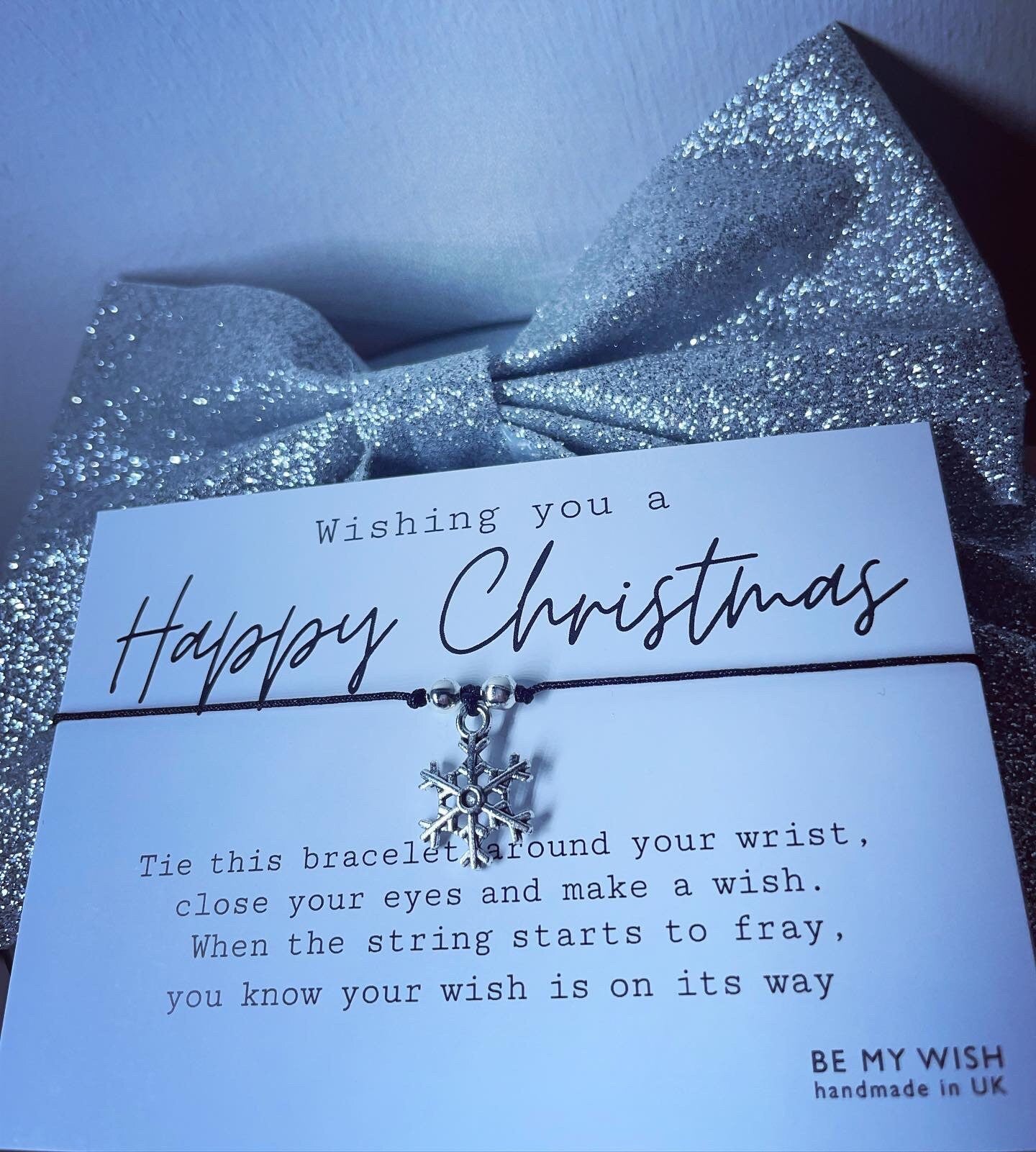 Christmas wish bracelet/ Christmas gift/ Christmas jewellery/Wish bracelet