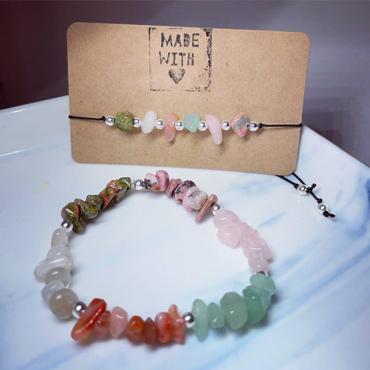 Fertility /pregnancy/ hormone balancing crystal bracelet and anklet